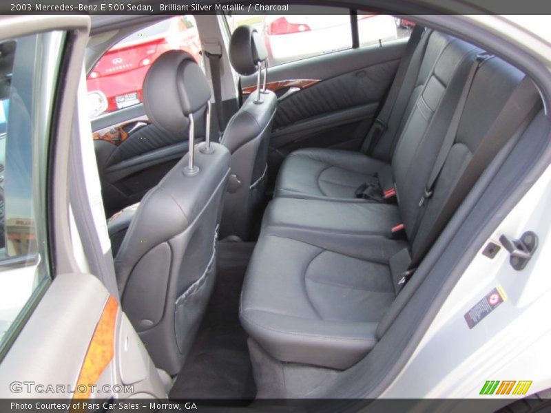 Brilliant Silver Metallic / Charcoal 2003 Mercedes-Benz E 500 Sedan