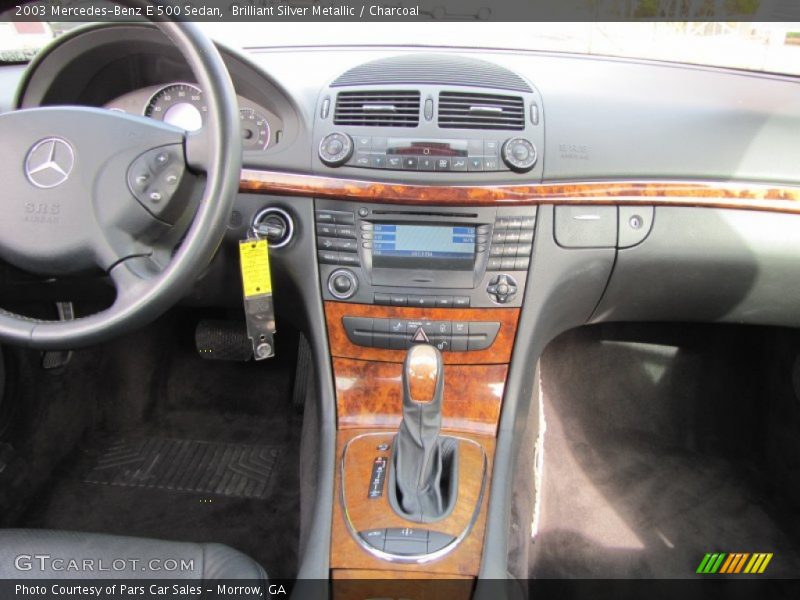 Brilliant Silver Metallic / Charcoal 2003 Mercedes-Benz E 500 Sedan