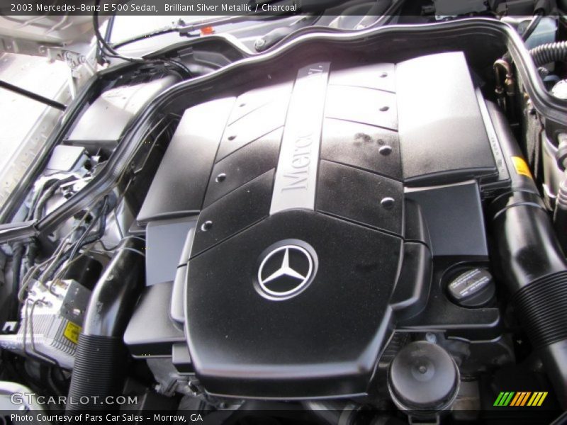Brilliant Silver Metallic / Charcoal 2003 Mercedes-Benz E 500 Sedan