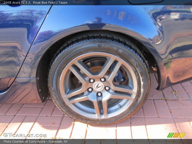 Royal Blue Pearl / Taupe 2008 Acura TL 3.2