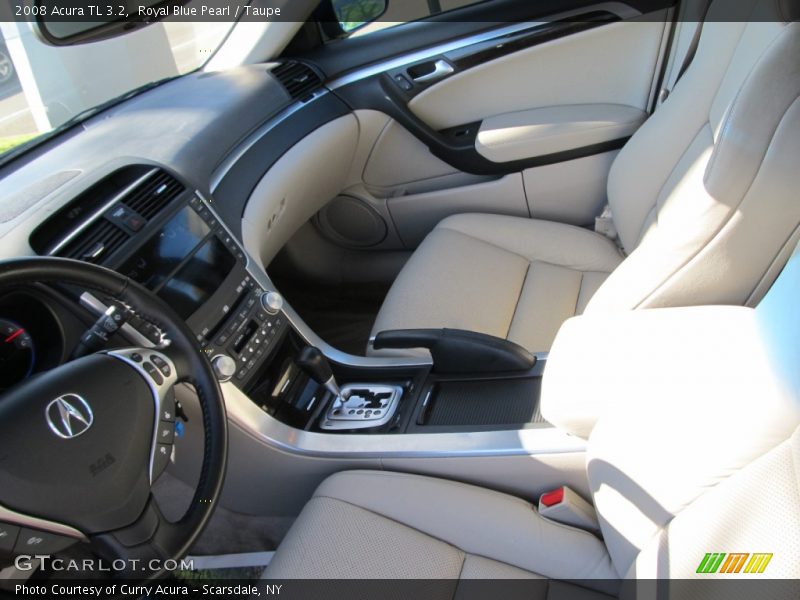 Royal Blue Pearl / Taupe 2008 Acura TL 3.2