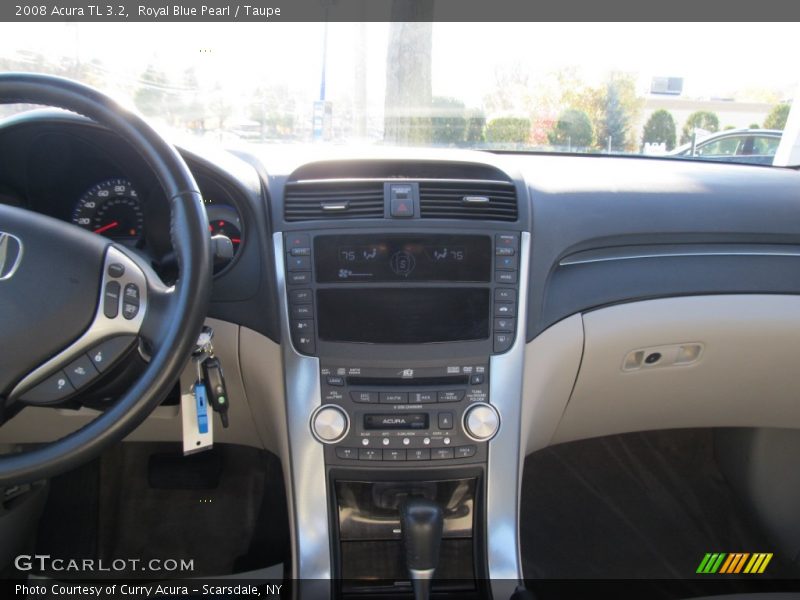 Royal Blue Pearl / Taupe 2008 Acura TL 3.2