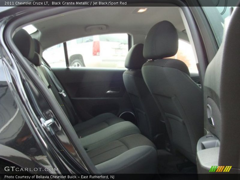 Black Granite Metallic / Jet Black/Sport Red 2011 Chevrolet Cruze LT
