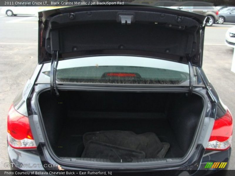 Black Granite Metallic / Jet Black/Sport Red 2011 Chevrolet Cruze LT