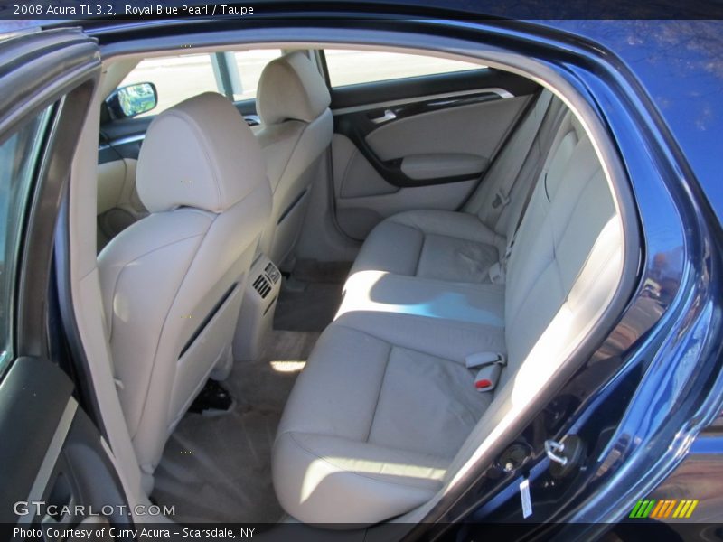 Royal Blue Pearl / Taupe 2008 Acura TL 3.2
