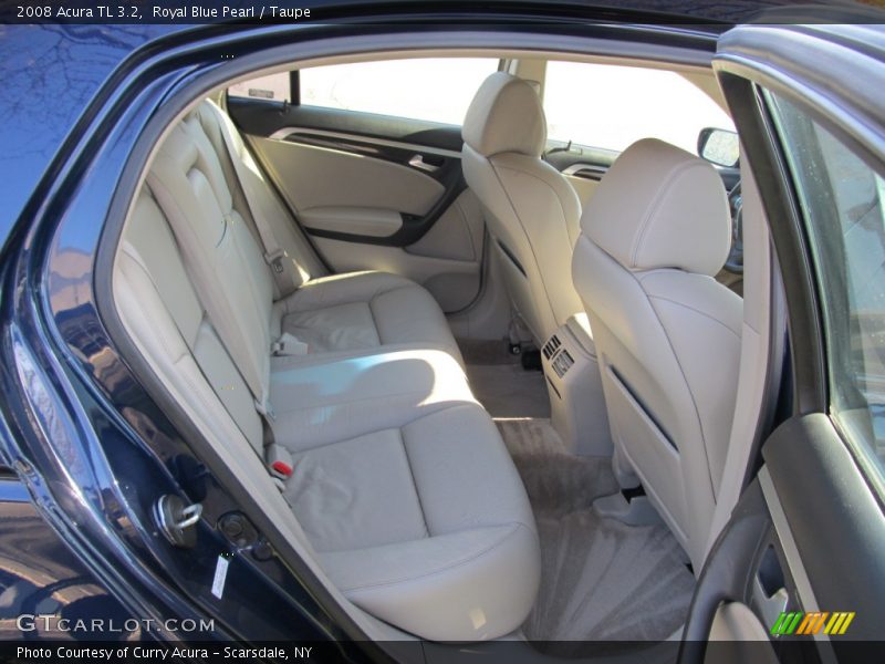 Royal Blue Pearl / Taupe 2008 Acura TL 3.2