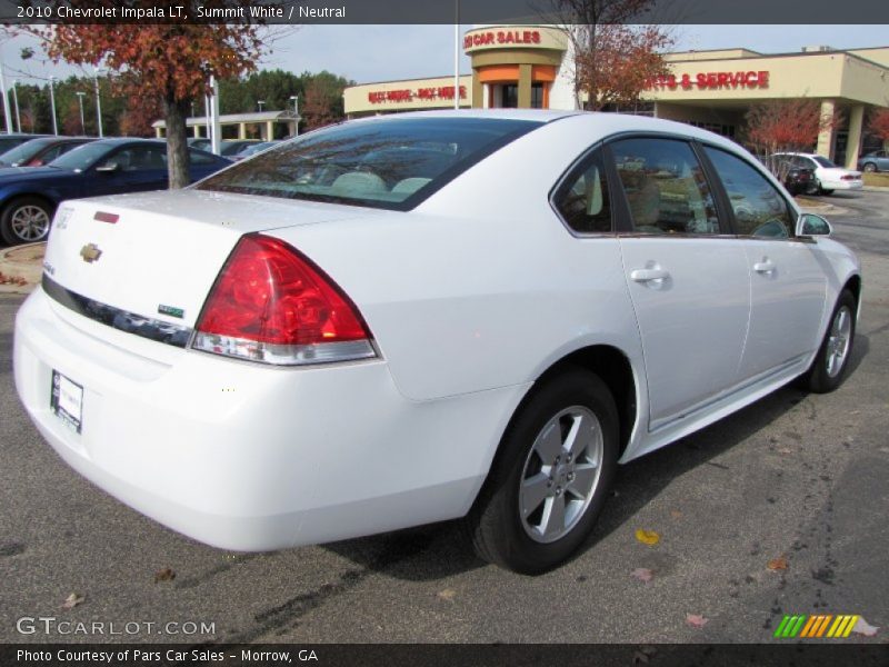 Summit White / Neutral 2010 Chevrolet Impala LT
