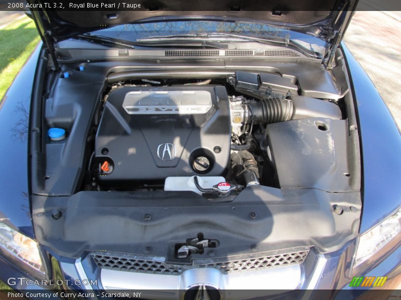 Royal Blue Pearl / Taupe 2008 Acura TL 3.2