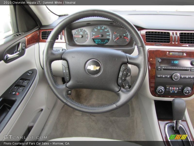 Summit White / Neutral 2010 Chevrolet Impala LT