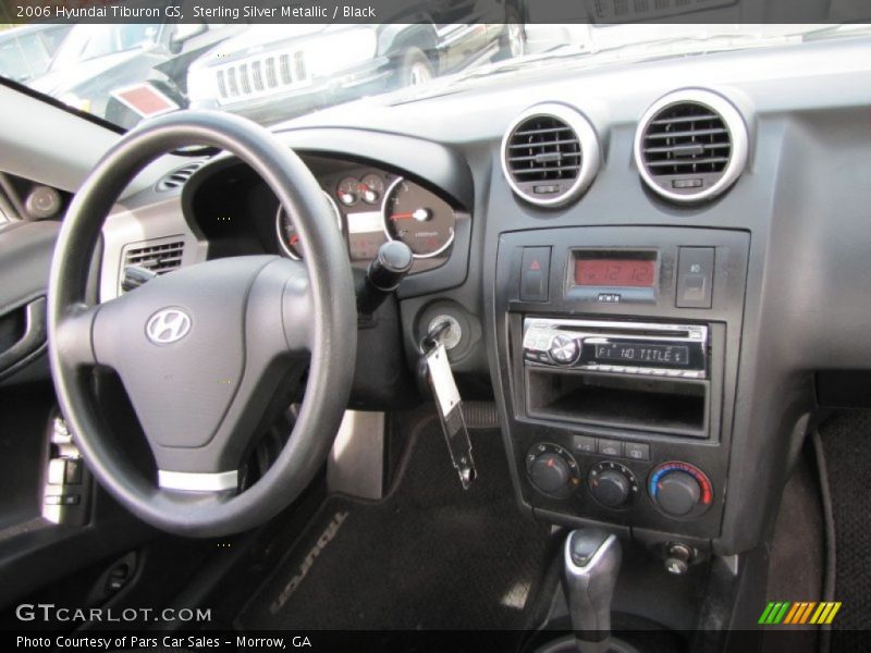 Sterling Silver Metallic / Black 2006 Hyundai Tiburon GS