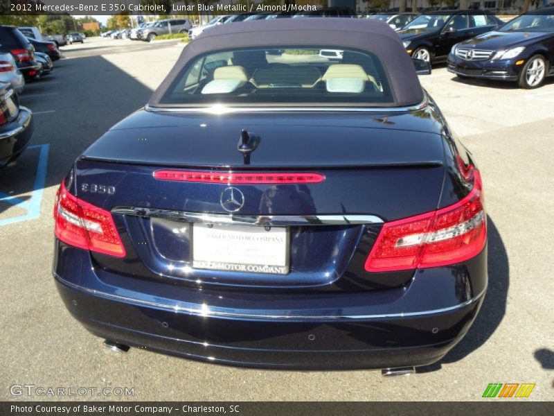 Lunar Blue Metallic / Almond/Mocha 2012 Mercedes-Benz E 350 Cabriolet