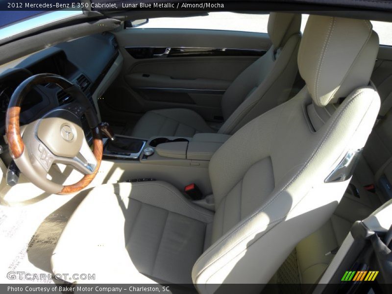Lunar Blue Metallic / Almond/Mocha 2012 Mercedes-Benz E 350 Cabriolet