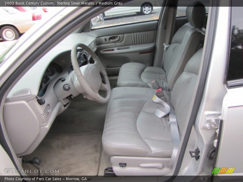 Sterling Silver Metallic / Medium Gray 2003 Buick Century Custom