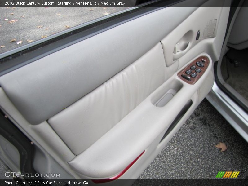 Sterling Silver Metallic / Medium Gray 2003 Buick Century Custom