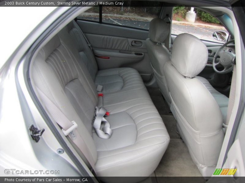 Sterling Silver Metallic / Medium Gray 2003 Buick Century Custom