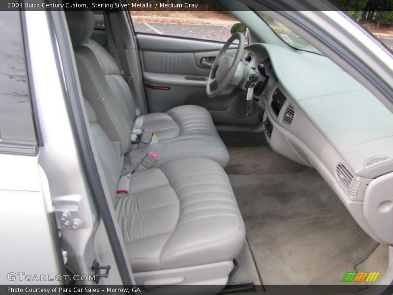 Sterling Silver Metallic / Medium Gray 2003 Buick Century Custom