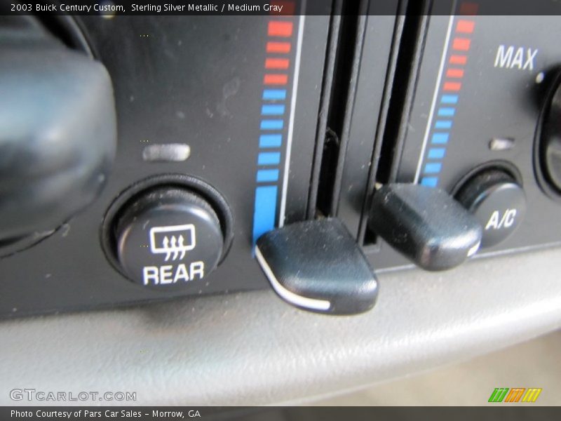 Sterling Silver Metallic / Medium Gray 2003 Buick Century Custom