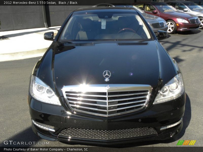 Black / Black 2012 Mercedes-Benz S 550 Sedan