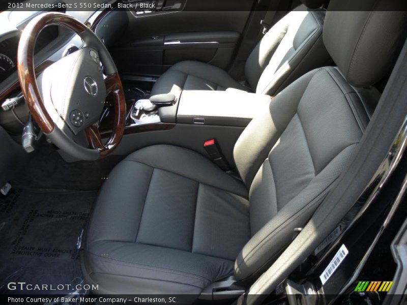 Black / Black 2012 Mercedes-Benz S 550 Sedan