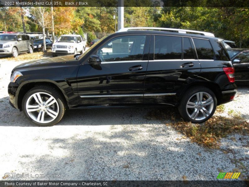 Black / Black 2012 Mercedes-Benz GLK 350