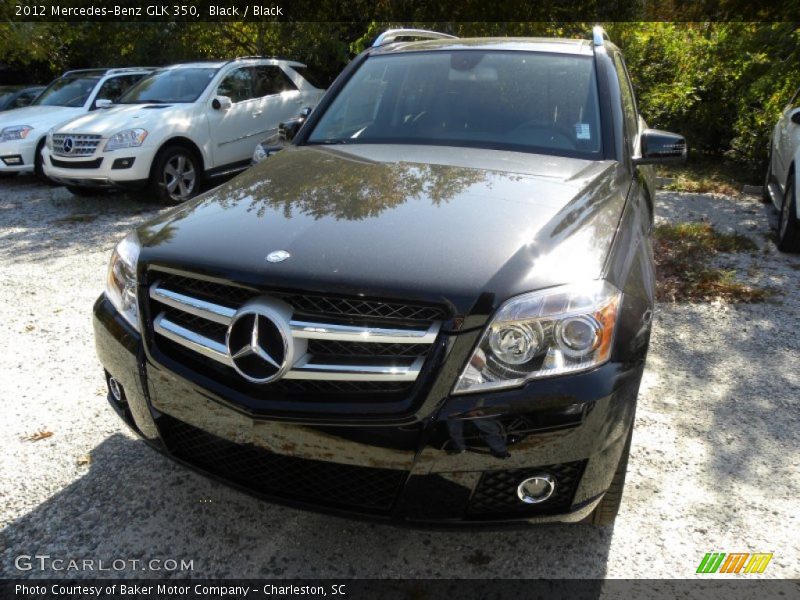 Black / Black 2012 Mercedes-Benz GLK 350