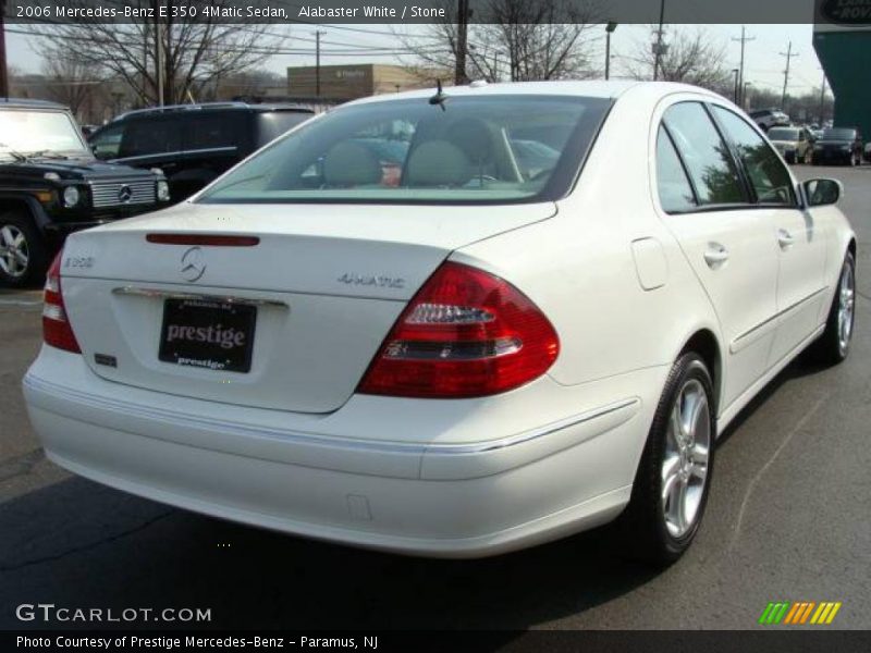 Alabaster White / Stone 2006 Mercedes-Benz E 350 4Matic Sedan