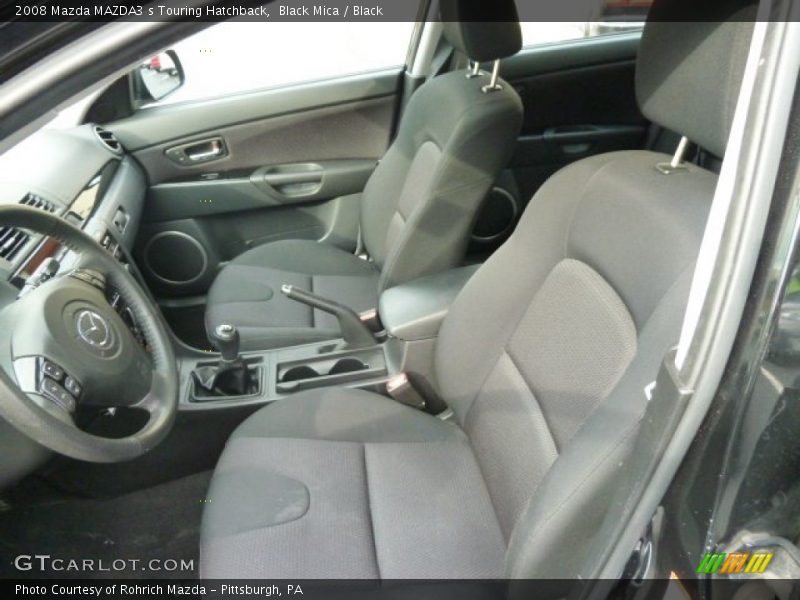 Black Mica / Black 2008 Mazda MAZDA3 s Touring Hatchback