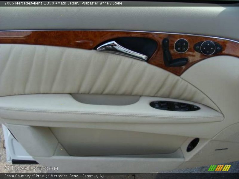 Alabaster White / Stone 2006 Mercedes-Benz E 350 4Matic Sedan