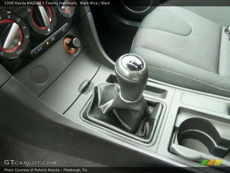 Black Mica / Black 2008 Mazda MAZDA3 s Touring Hatchback