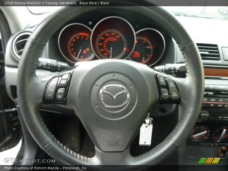 Black Mica / Black 2008 Mazda MAZDA3 s Touring Hatchback