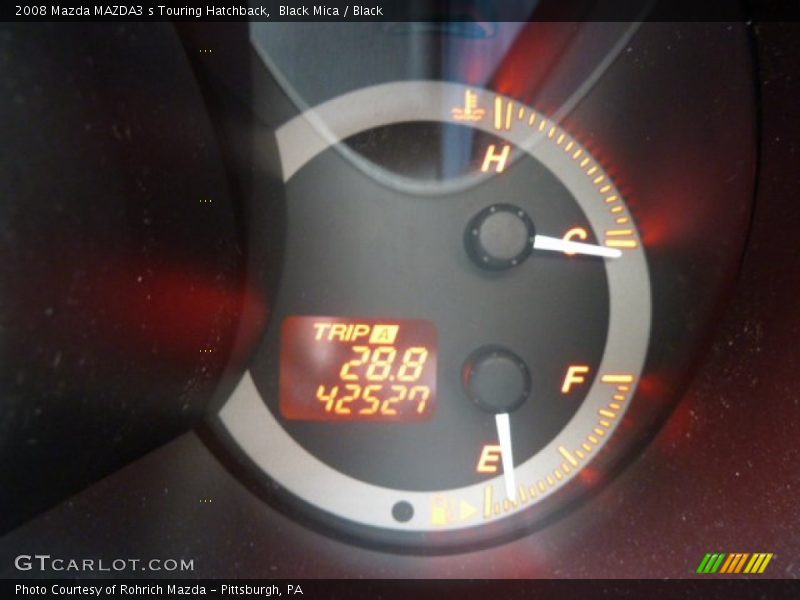 Black Mica / Black 2008 Mazda MAZDA3 s Touring Hatchback