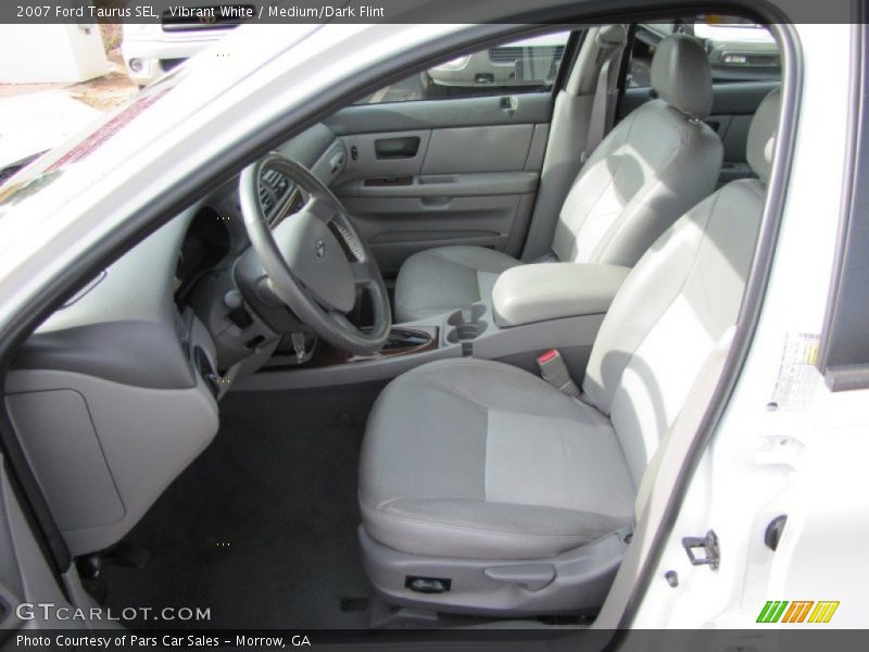 Vibrant White / Medium/Dark Flint 2007 Ford Taurus SEL