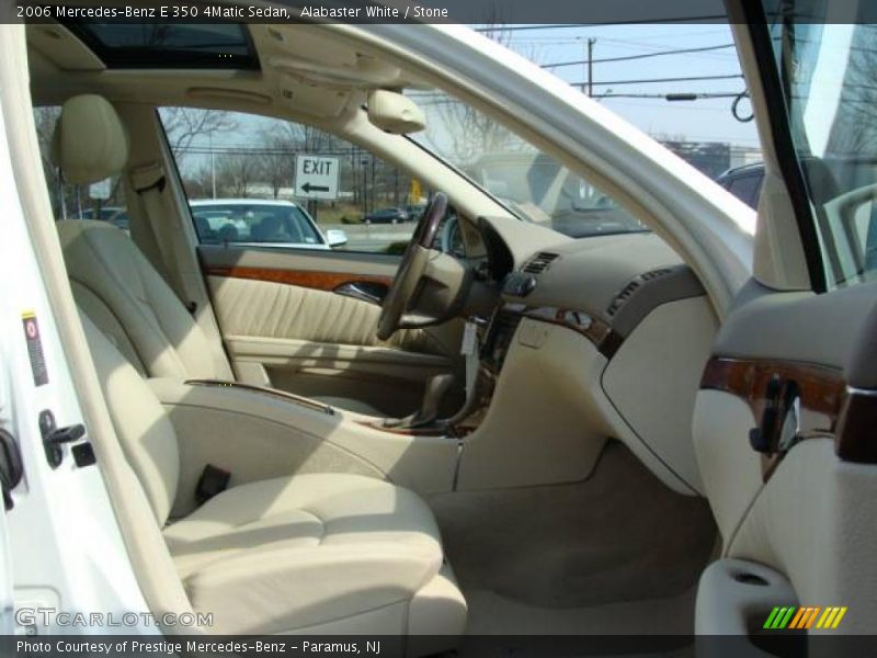 Alabaster White / Stone 2006 Mercedes-Benz E 350 4Matic Sedan
