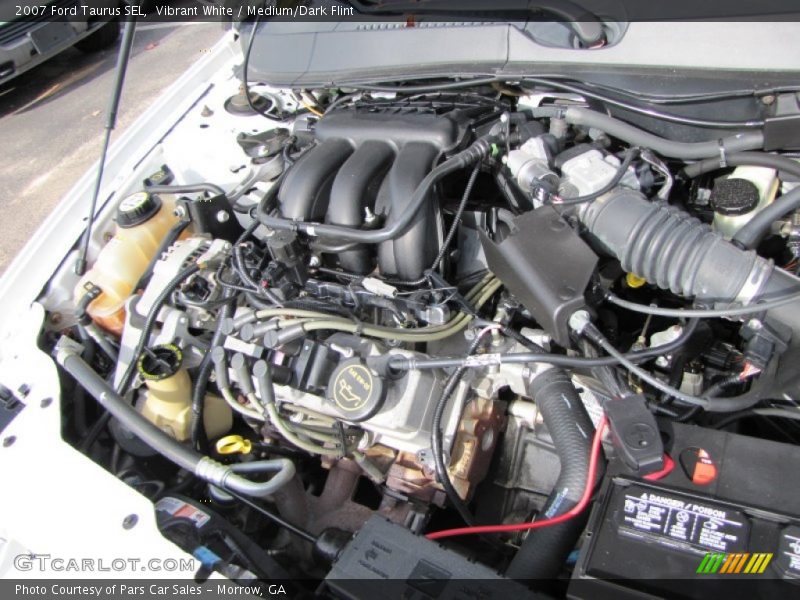 Vibrant White / Medium/Dark Flint 2007 Ford Taurus SEL