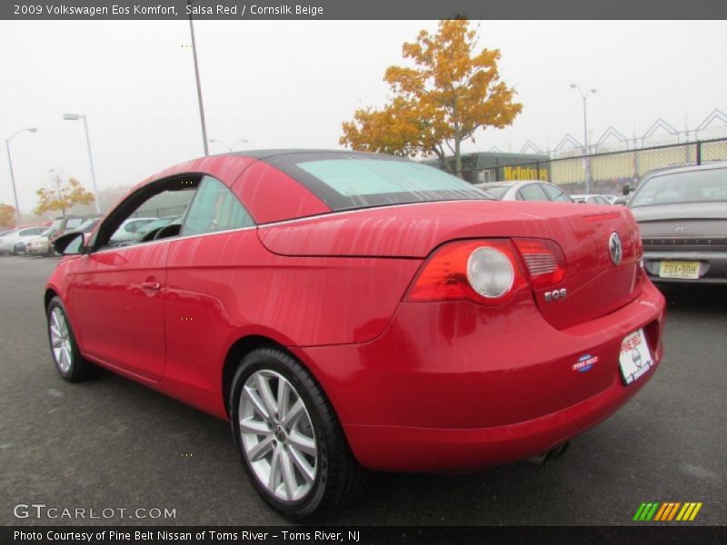 Salsa Red / Cornsilk Beige 2009 Volkswagen Eos Komfort