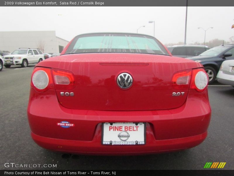 Salsa Red / Cornsilk Beige 2009 Volkswagen Eos Komfort