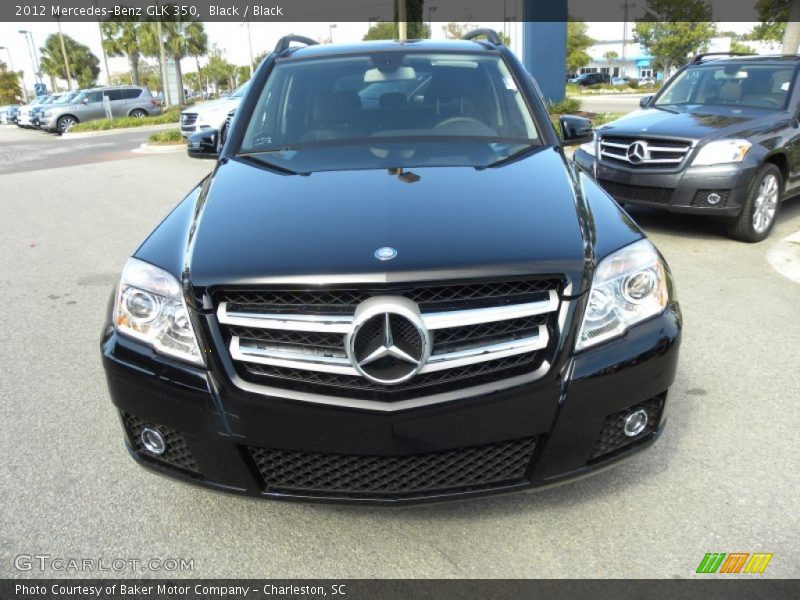 Black / Black 2012 Mercedes-Benz GLK 350