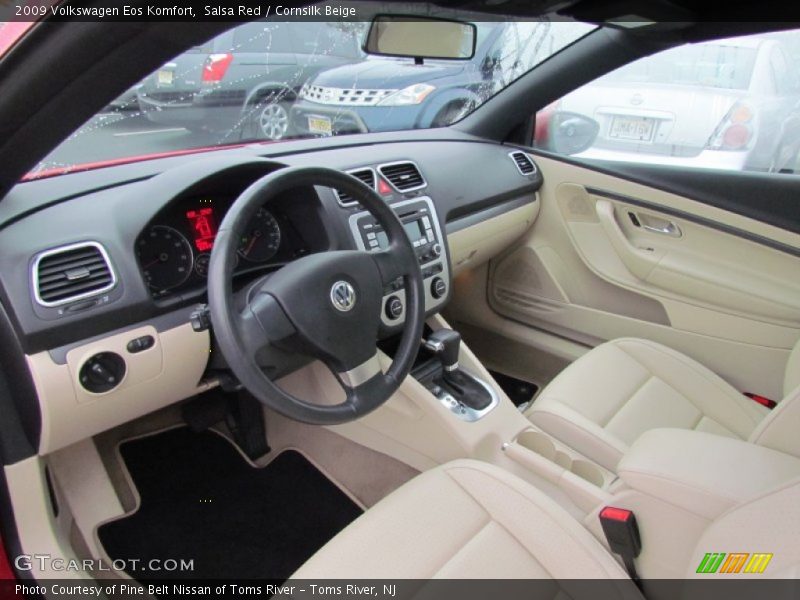 Salsa Red / Cornsilk Beige 2009 Volkswagen Eos Komfort