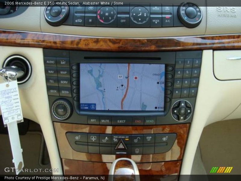 Alabaster White / Stone 2006 Mercedes-Benz E 350 4Matic Sedan