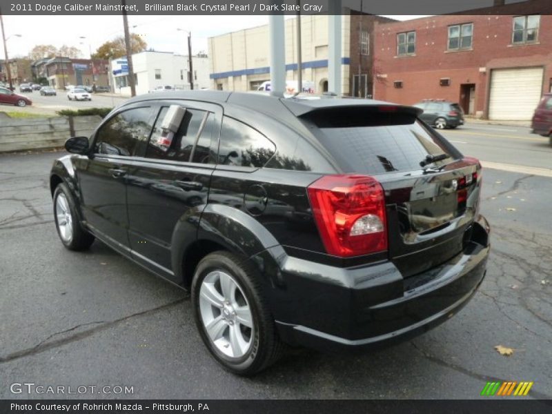 Brilliant Black Crystal Pearl / Dark Slate Gray 2011 Dodge Caliber Mainstreet