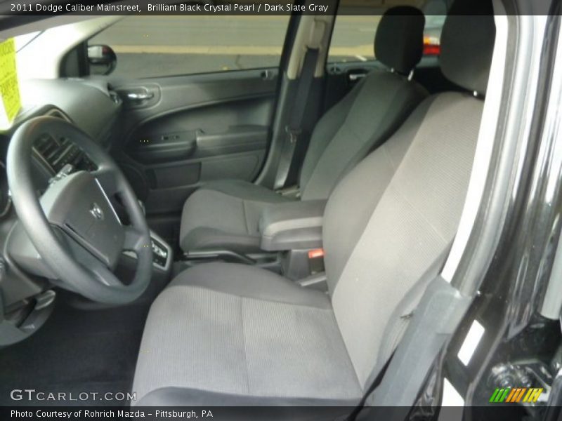 Brilliant Black Crystal Pearl / Dark Slate Gray 2011 Dodge Caliber Mainstreet
