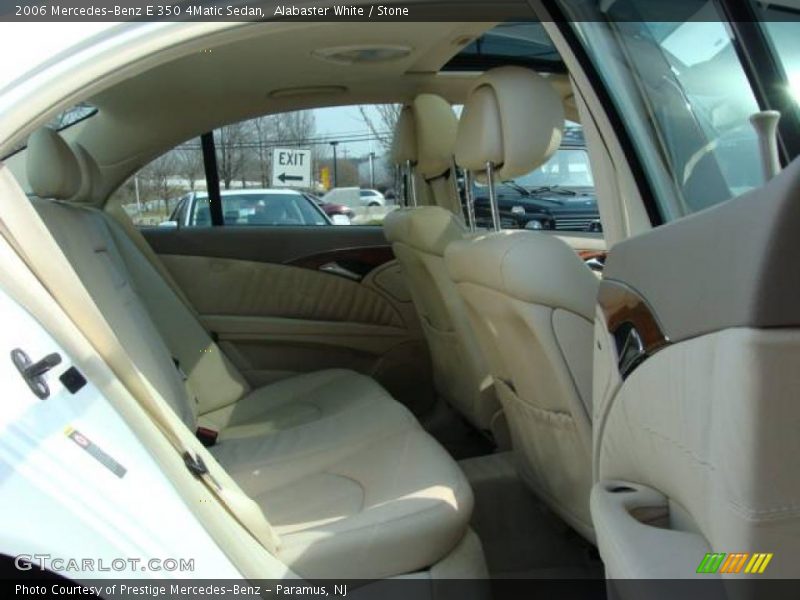 Alabaster White / Stone 2006 Mercedes-Benz E 350 4Matic Sedan