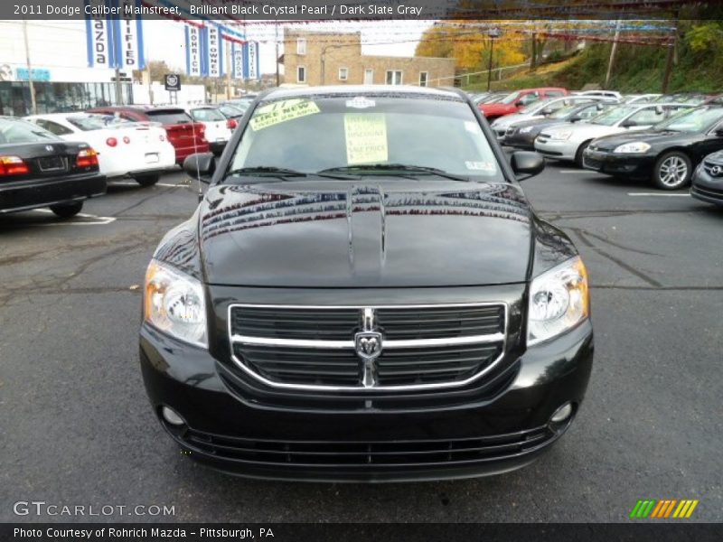Brilliant Black Crystal Pearl / Dark Slate Gray 2011 Dodge Caliber Mainstreet