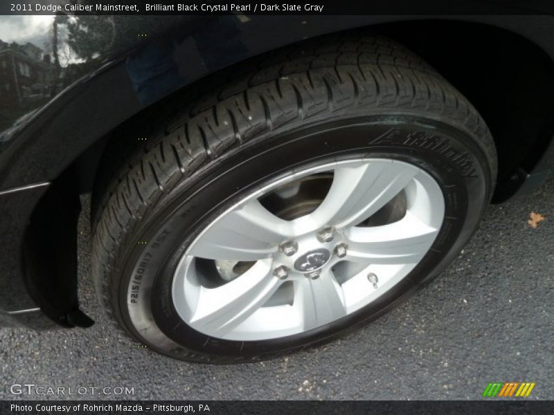 Brilliant Black Crystal Pearl / Dark Slate Gray 2011 Dodge Caliber Mainstreet