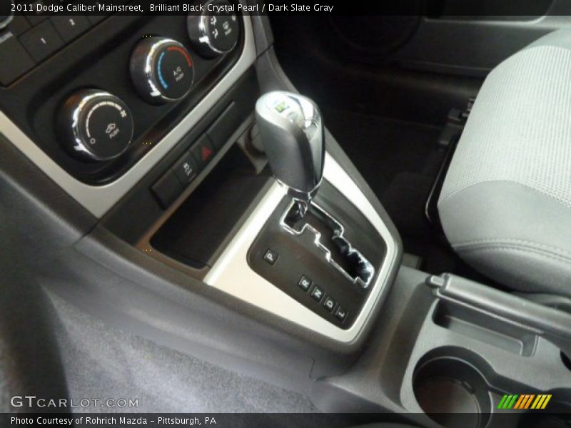 Brilliant Black Crystal Pearl / Dark Slate Gray 2011 Dodge Caliber Mainstreet