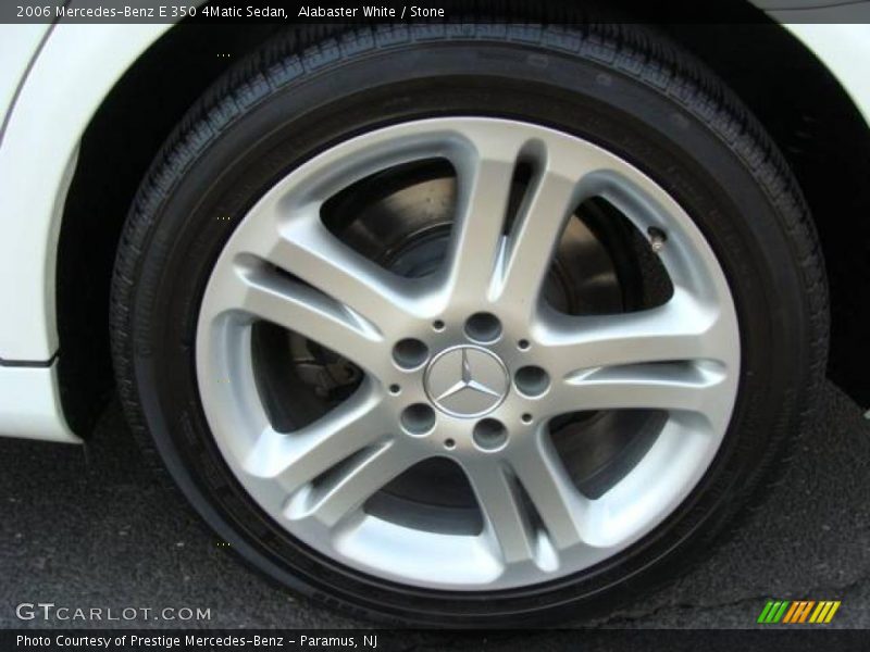 Alabaster White / Stone 2006 Mercedes-Benz E 350 4Matic Sedan