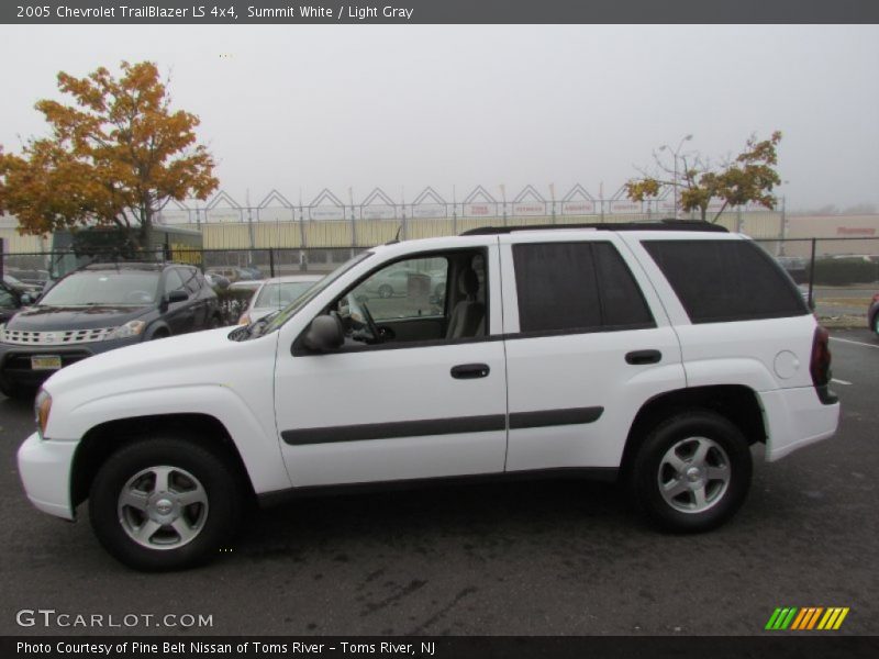 Summit White / Light Gray 2005 Chevrolet TrailBlazer LS 4x4