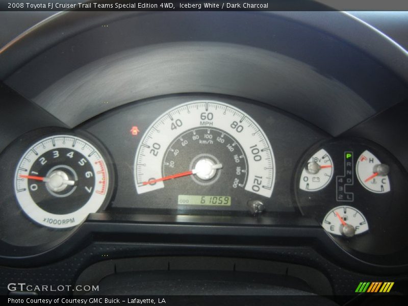 Iceberg White / Dark Charcoal 2008 Toyota FJ Cruiser Trail Teams Special Edition 4WD