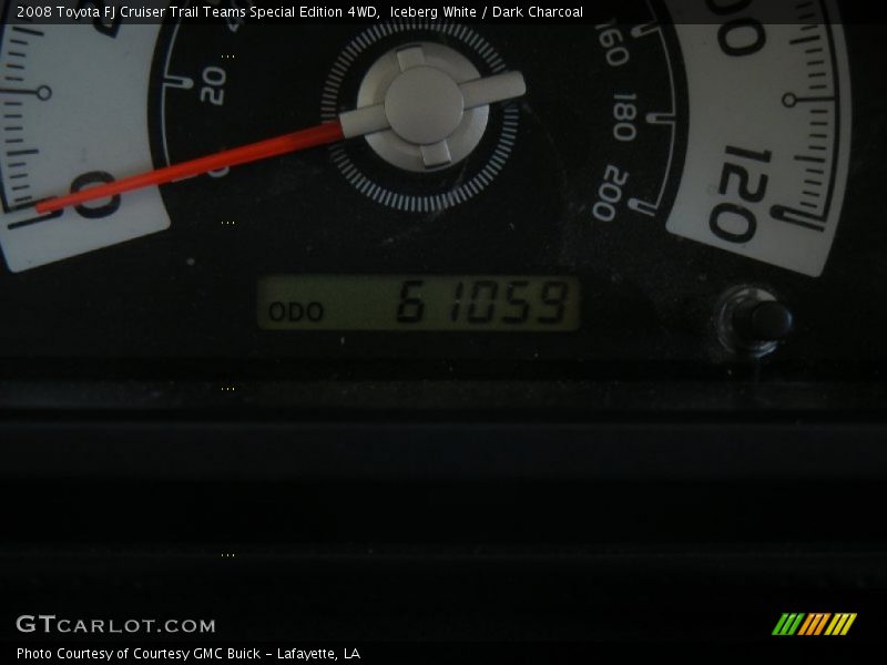 Iceberg White / Dark Charcoal 2008 Toyota FJ Cruiser Trail Teams Special Edition 4WD