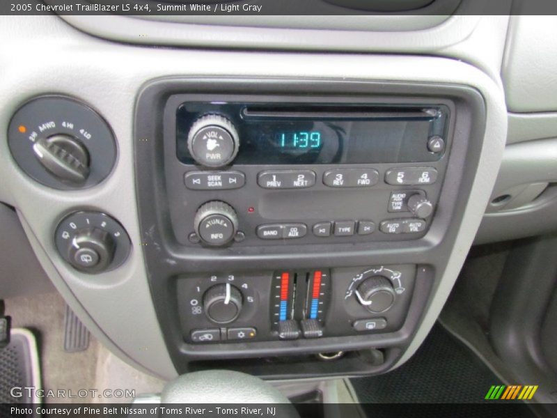 Summit White / Light Gray 2005 Chevrolet TrailBlazer LS 4x4